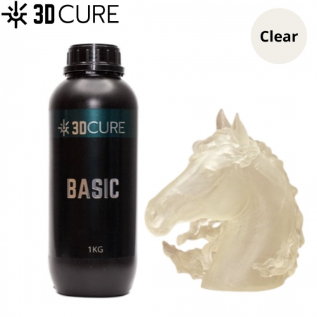 Resina 3D Cure Basic  Clear 1Kg
