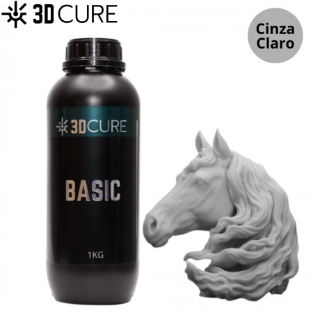 Resina 3D Cure Basic  Light Gray 1Kg