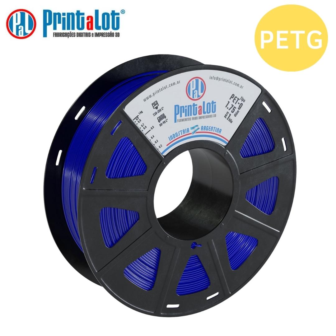 Filamento 3D PETG Printalot 1kg 1,75mm - Azul Translúcido