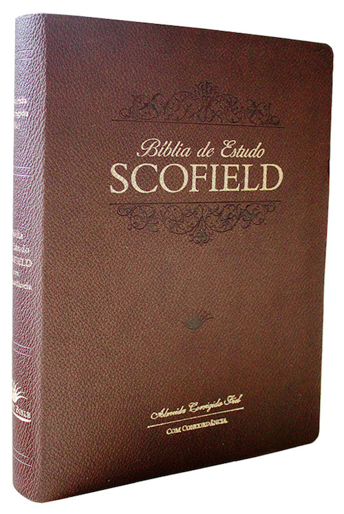 Bíblia de Estudo Scofield - Capa Luxo Marrom