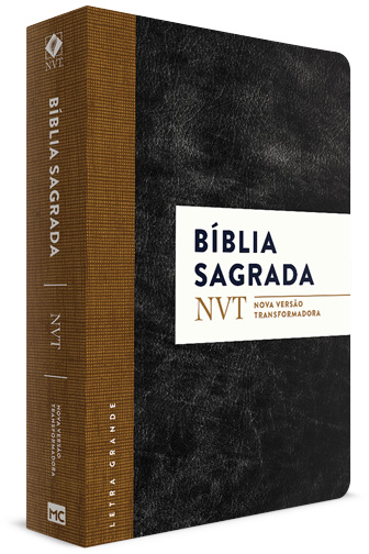 Bíblia NVT (Letra Grande) - Clássica - Capa Flexível com Plano de Leitura