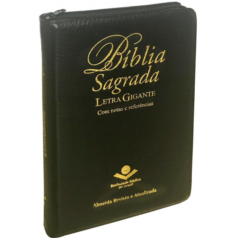 Bíblia Sagrada Letra Gigante - Com zíper