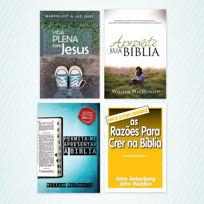 Kit 4 Livros | Conhecendo a Bíblia