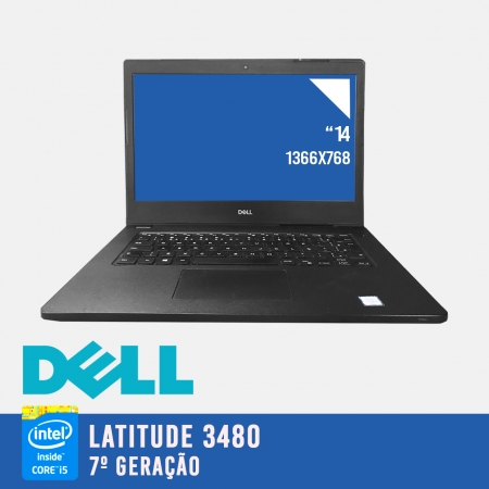 Laptop Dell Latitude 3480 Intel i5 de 7a. Geração