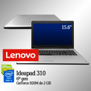 Laptop Lenovo Ideapad 310 Intel i5 6a Geração 8GB de memória RAM, 1TB e 2GB de vídeo dedicado GeForce 920M