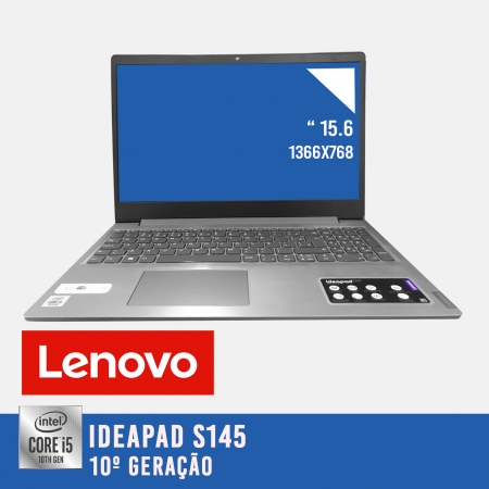 Laptop Lenovo Ideapad S145 Intel i5 de 10a. Geração