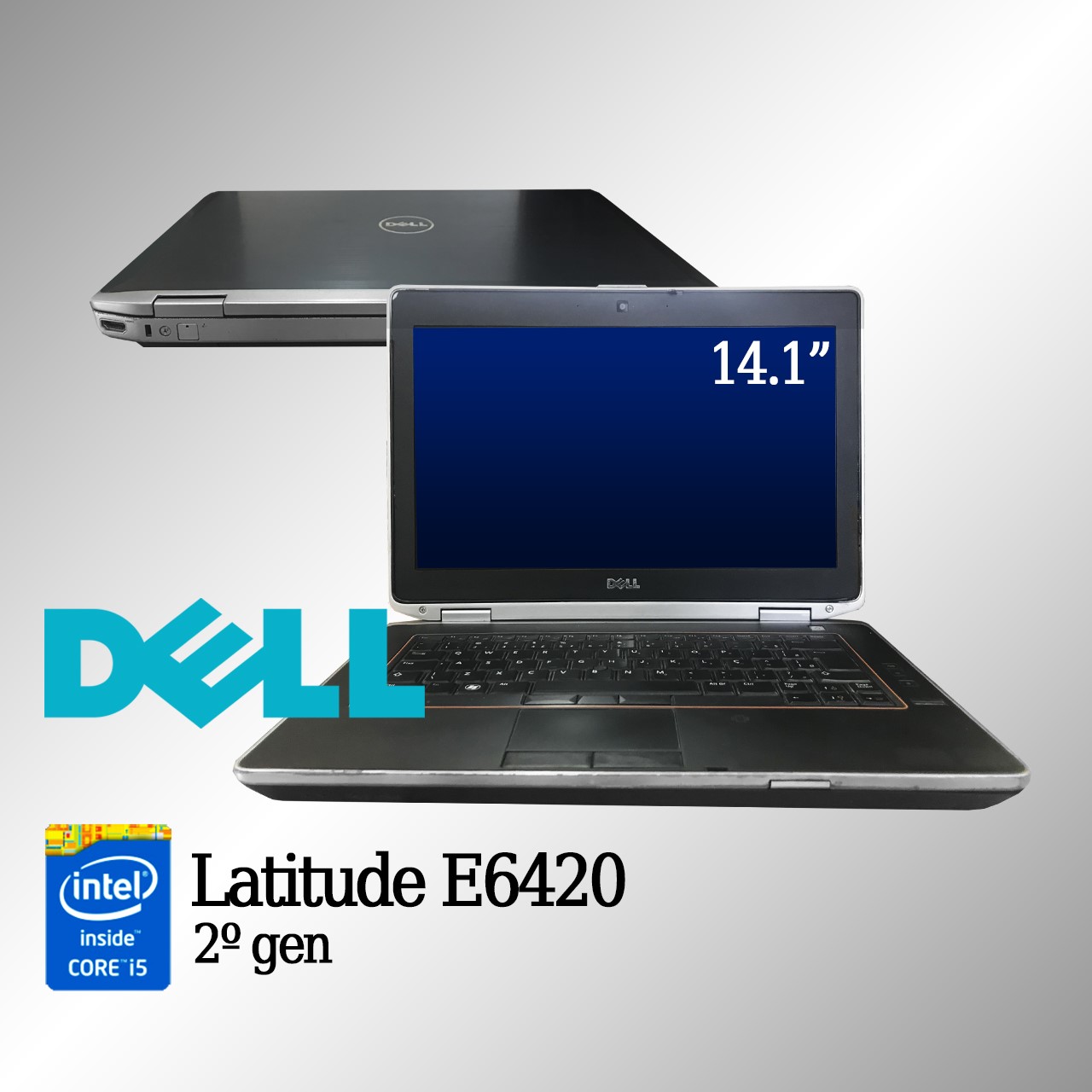 Laptop Dell Latitude E6420 Intel i5 de 2a. Geração 4GB de memória RAM e 120GB Disco