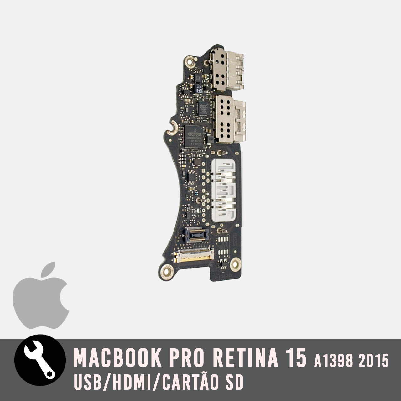 Placa USB / HDMI / Cartão SD para Macbook Pro Retina 15 2015 A1398