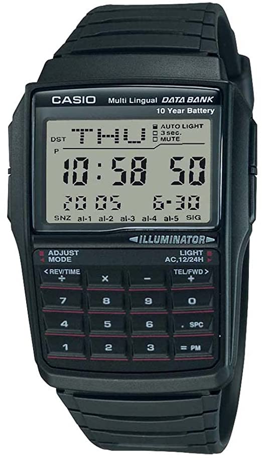 Relógio Casio Calculadora Preto DBC-32-1ADF