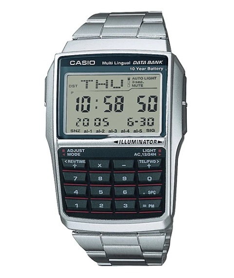 Relógio Casio Calculadora Prata DBC-32D-1ADF