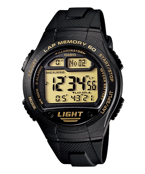 Relógio Casio Digital W-734-9AVDF - 60 Laps Memory