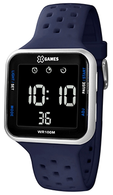 Relógio X-Games Quadrado Azul  XGPPD092-PXDX