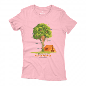 Camiseta Feminina Uma Árvore, Muitos Abrigos