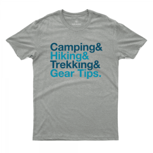 Camiseta Masculina Camping Hiking Trekking Gear Tips