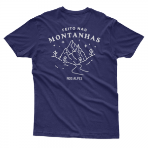 Camiseta Masculina Feito nas Montanhas