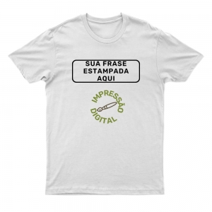 Crie sua Camiseta Com Frase Personalizada e Algodão Sustentável