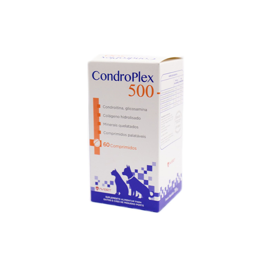 Condroplex 500 60 Comprimidos Cães e Gatos