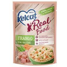 Kelcat Alimento Umido Real Food Frango E Vegetais 85g
