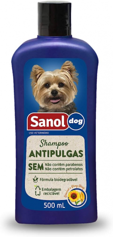 Shampoo Sanol Dog Anti Pulgas 500ml