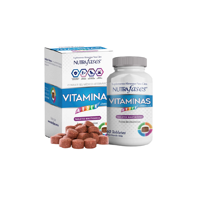 Suplemento Alimentar NutraFases Vitaminas 60 Tabletes