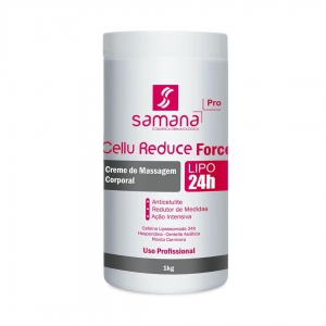 Creme de Massagem Lipo 24h Cellu Reduce Force 1kg - Samana