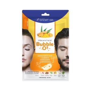 Máscara Facial Superfood Bubble O2 Cúrcuma - Smart Gr