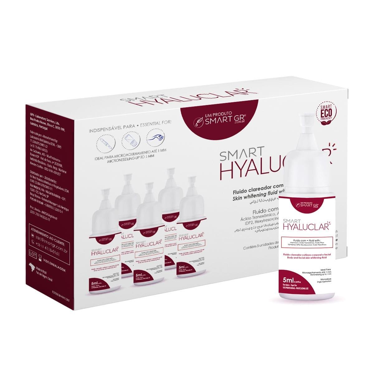 Fluido Clareador com Ácido Hialurônico - Smart Hyaluclar - 5 Monodoses de 5 ml - Smart Gr