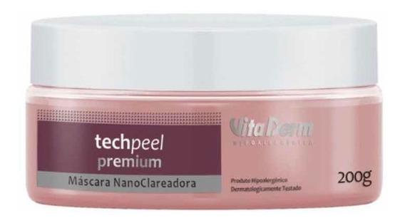 Máscara Nanoclareadora Tech Peel Premium 200g - Vitaderm