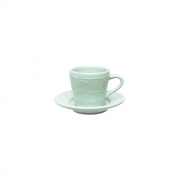 Conjunto de 6 Xícaras de Café com Pires - Serena Essence - Oxford Porcelanas