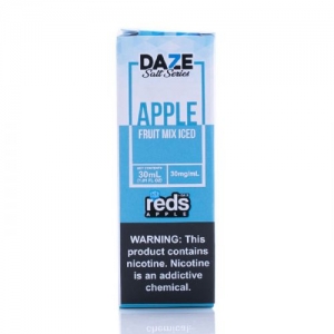 Líquido 7 Daze Reds Apple E-juice Salt - Apple Fruit Mix Iced