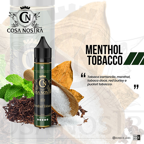 Líquido Cosa Nostra - Menthol Tobacco