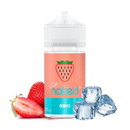 Líquido Naked 100 Salt - Basic Ice - Strawberry