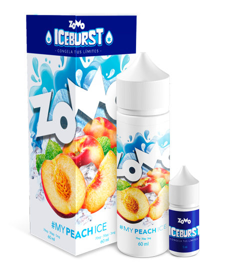 Líquido Zomo - Peach Ice - Iceburst