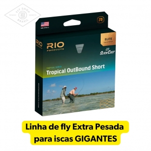 Linha de fly fishing Rio Outbound Short Elite Tropical