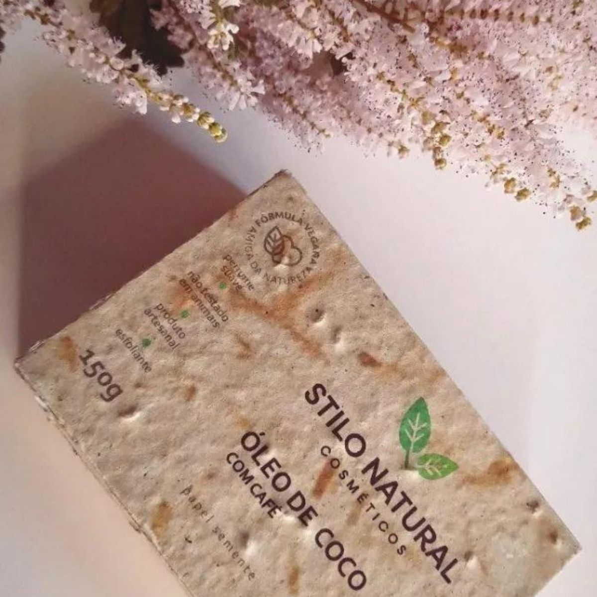 Sabonete Óleo de Coco com Café - Embalagem Plantável