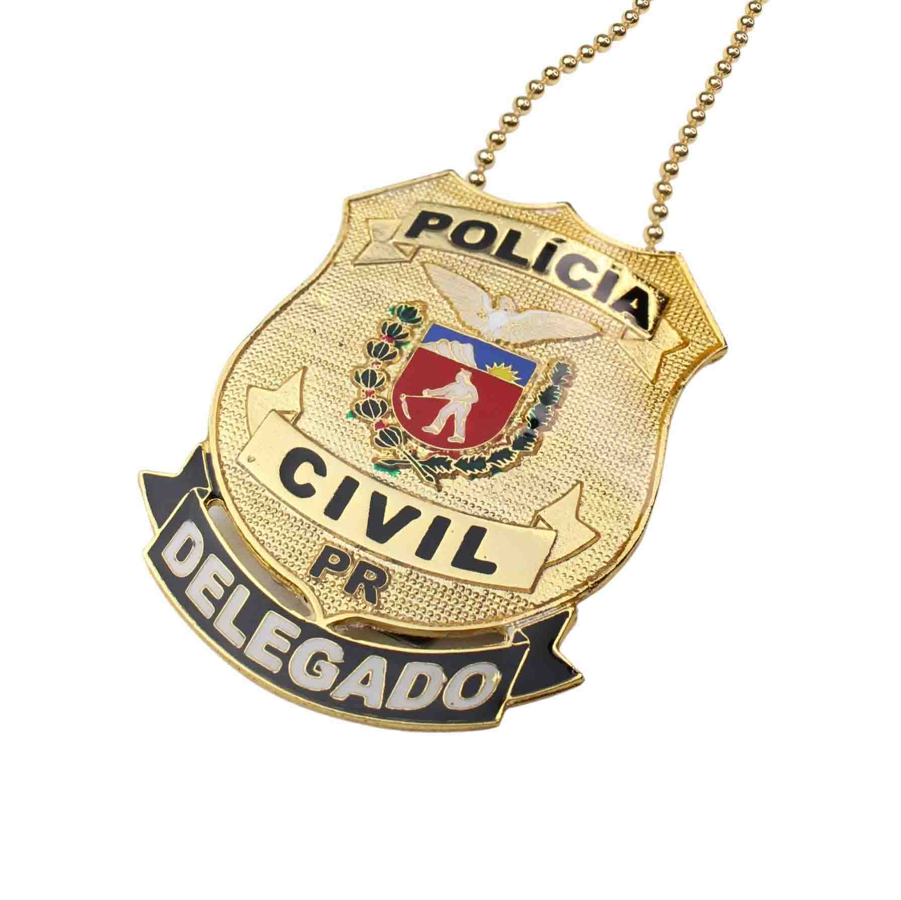 DISTINTIVO POLÍCIA CIVIL/ PR DELEGADO - DOURADO