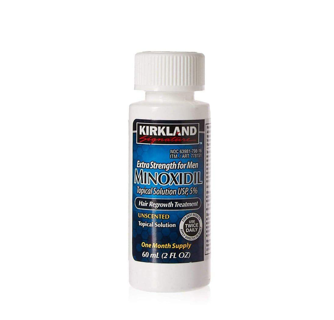 Kit Kirkland Minoxidil 5% + Dermaroller Foligain 0,25mm