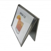 Display em Aço Inox para Mesa 11,3x12,2cm - Allissan Inox