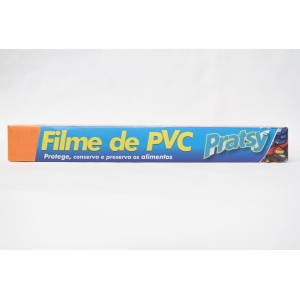Filme Transparente de PVC 300mx28cm para Alimentos - Pratsy