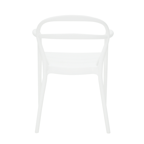 Cadeira Tramontina Sissi Summa com Encosto Vazado e Braços em Polipropileno e Fibra de Vidro Branco