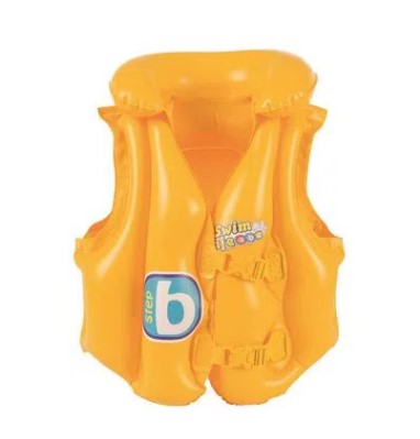Colete Inflável Infantil Swim Safe ABC Bestway Amarelo - Nautika