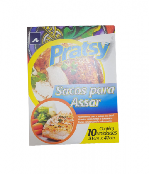 Kit com 10 Sacos para Assar 31x41cm - Pratsy