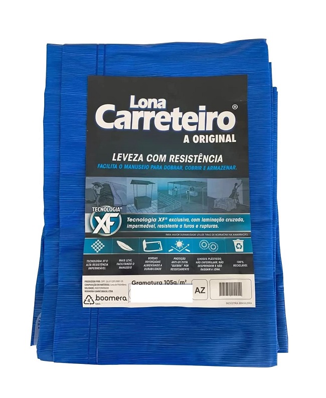Lona Carreteiro A Original 4x4m Azul - Boomera