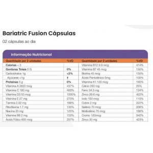 Bariatric Fusion Multivitaminico 60 Cápsulas - Suprimed