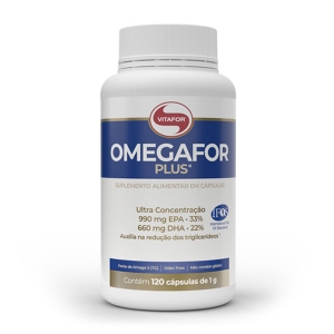 Omegafor Plus 120 Cápsulas de 1g - Vitafor