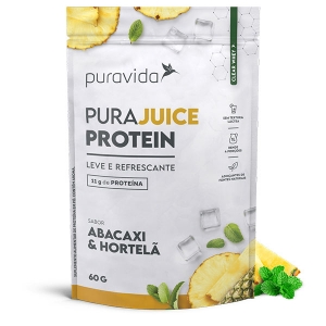 Pura Juice Protein Sabor Abacaxi e Hortelã 60g - Pura Vida