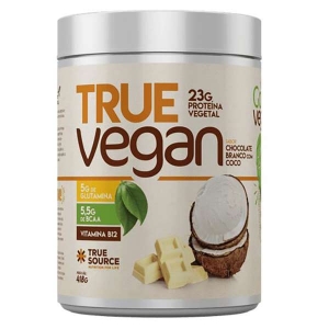 True Vegan Sabor Chocolate Branco com Coco 418g - True Source