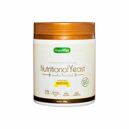 Levedura Nutricional Yeast Sabor Manteiga 200g - Vegan Way