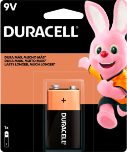 Bateria 9 Volts  Duracell