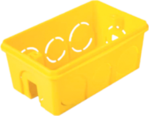Caixa PVC Embutir 4x2 Amarela 5700/041 Tramontina